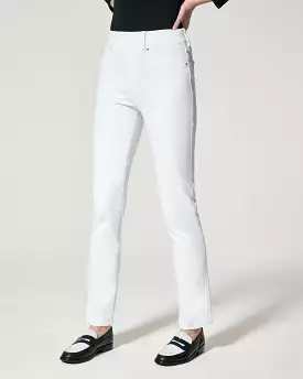 SPANX WHITE STRAIGHT LEG JEANS