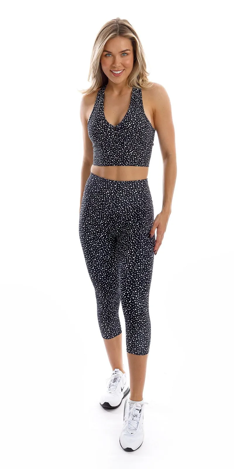 Star Dust Body Luxe Capri Leggings