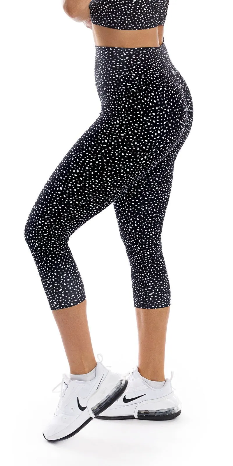 Star Dust Body Luxe Capri Leggings