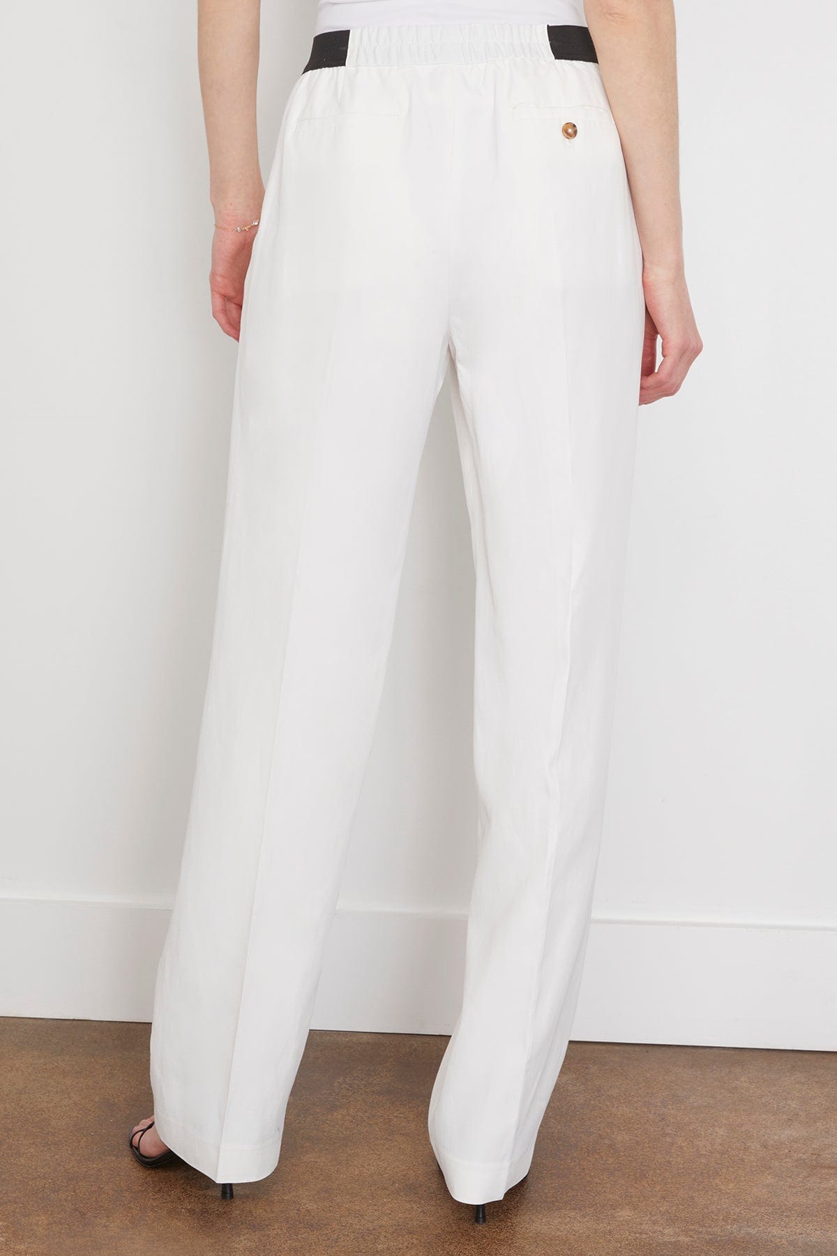 Takaroa Elastic Pant in Ivory