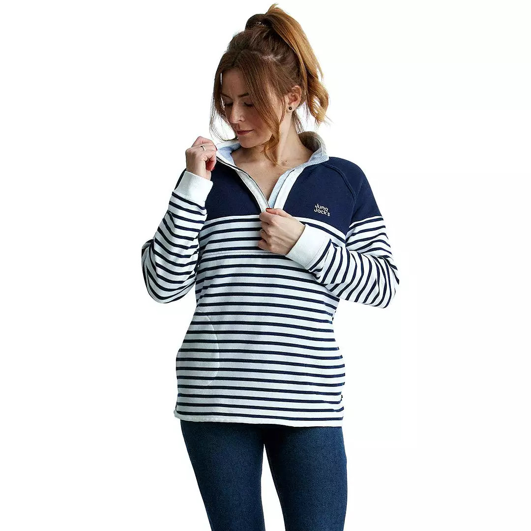 The Margot Half Zip Breastfeeding Sweatshirt