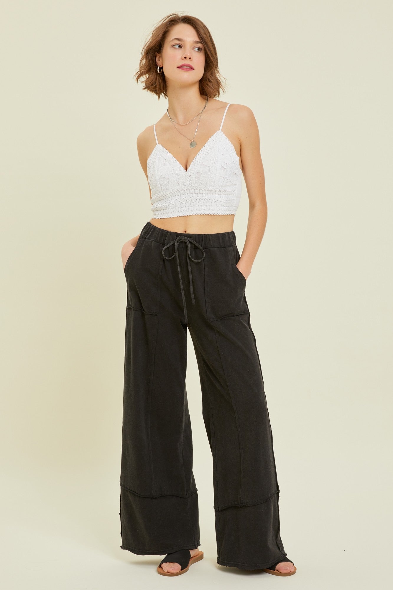 The Tabitha Knit Wide Leg Pants