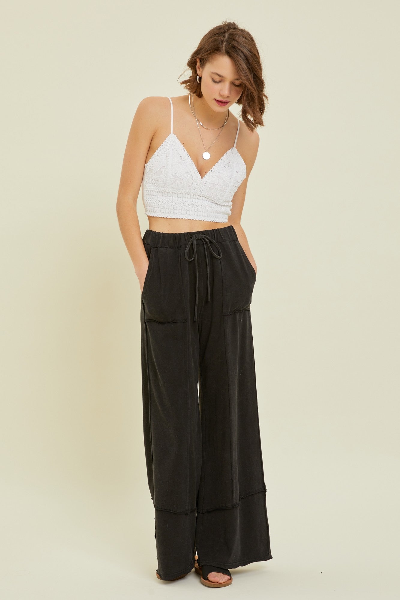 The Tabitha Knit Wide Leg Pants