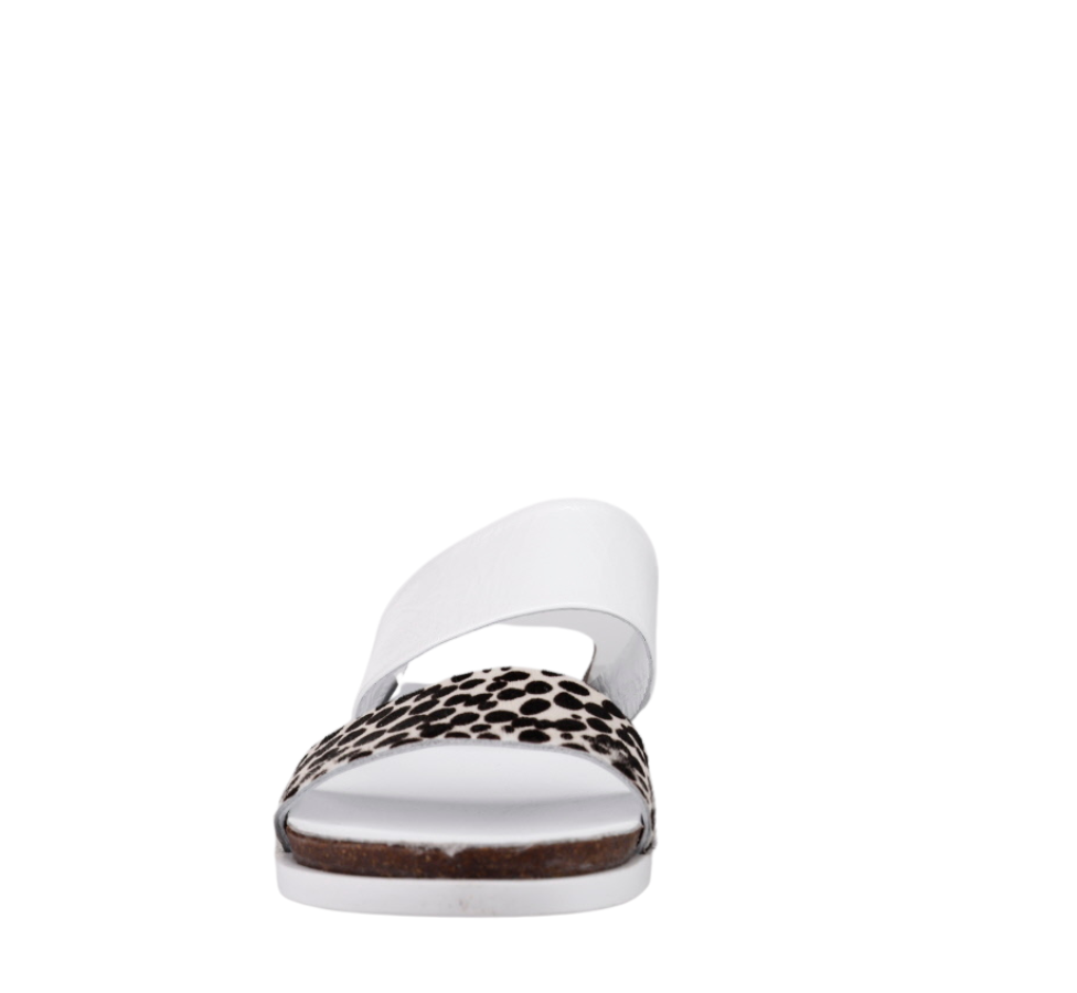 Thyme - White/Leopard Print