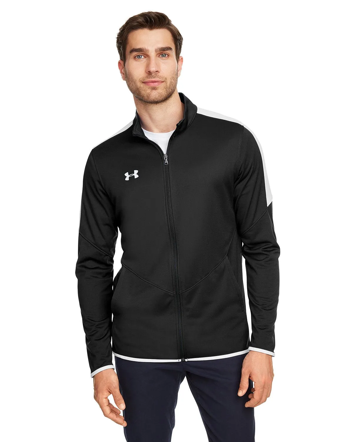 Under Armour Men's Rival Knit Jacket 1326761 BLACK 001