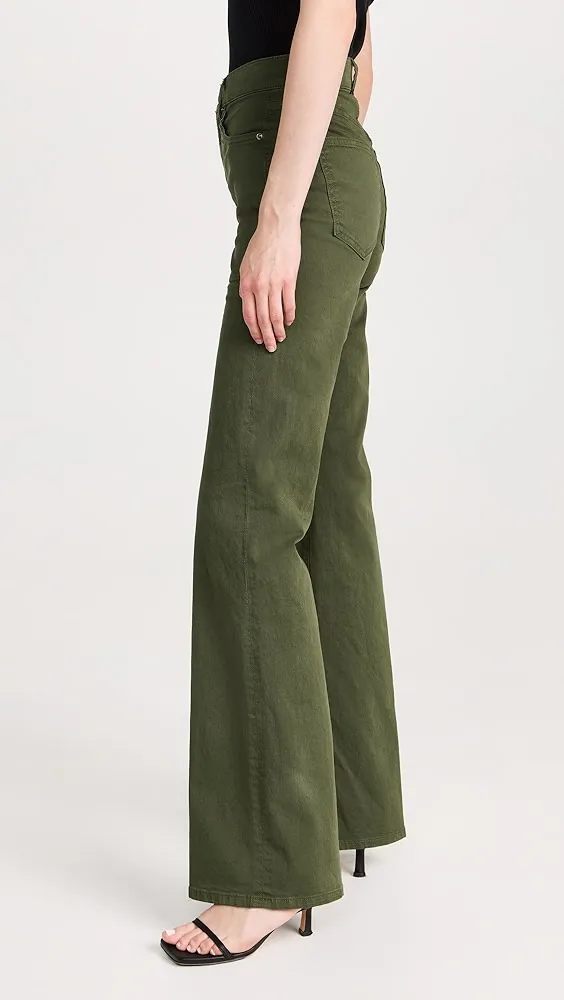 Veronica Beard Jean   Crosbie Wide Leg with Patch Pockets Pants 