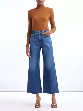 Veronica Beard - Taylor Cropped High Rise Wide Leg Pant - Bandit