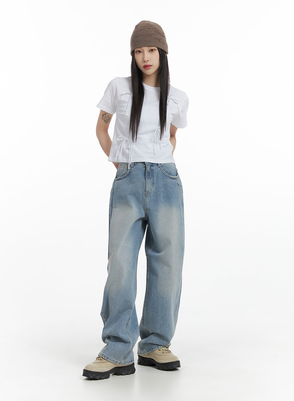 Wide Leg Baggy Jeans CM405