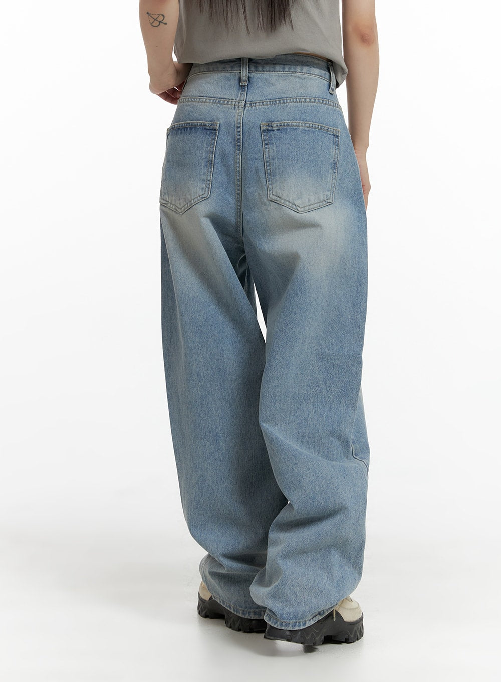 Wide Leg Baggy Jeans CM405