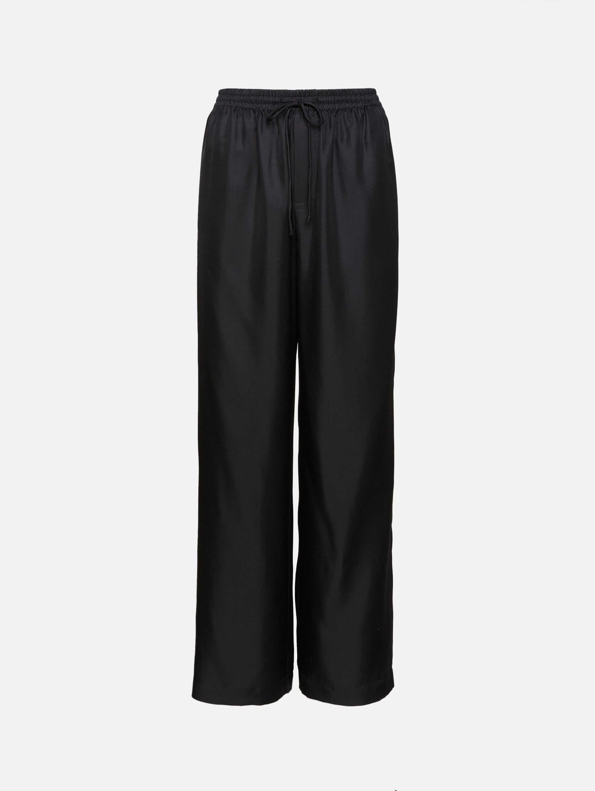 Wide Leg Silk Trouser