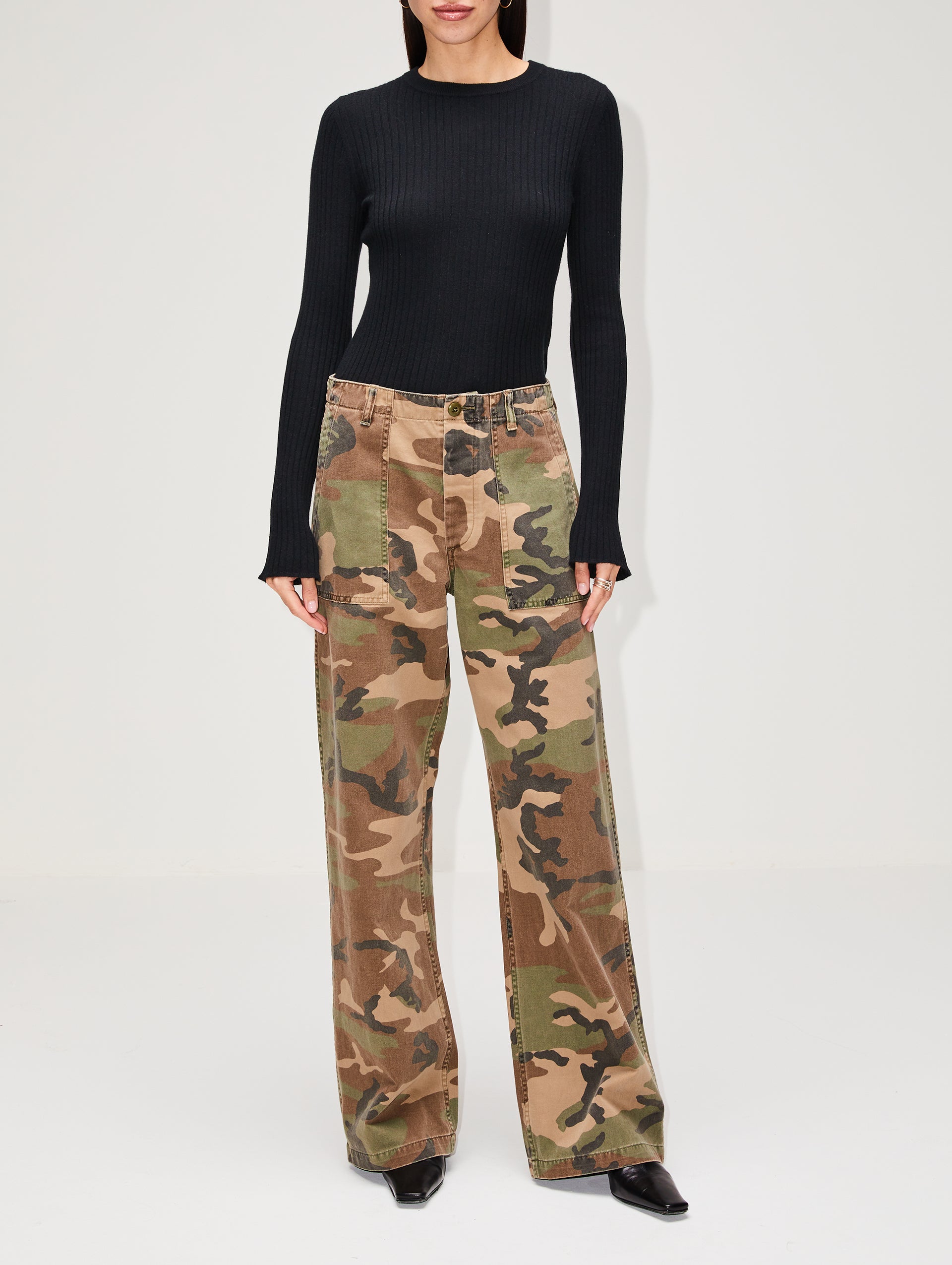 Wide Leg Utility Pant