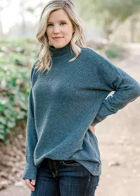 X Antique Blue Sweater