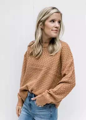 X Copper Canyon  Basket Weave Sweater