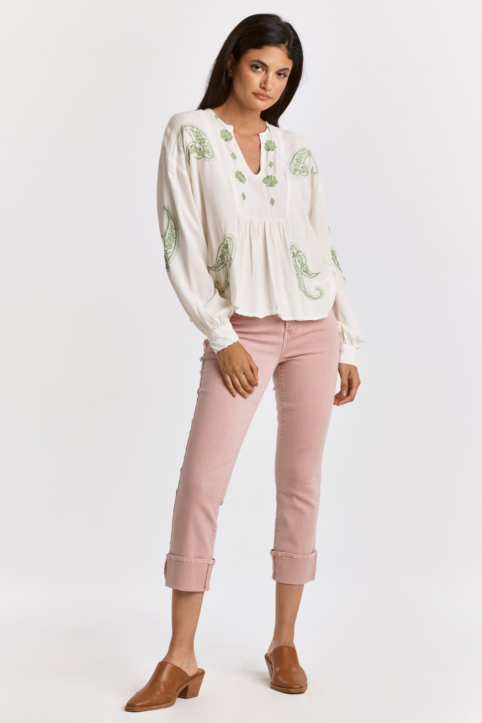 Ximena Embroidery Detail Blouse