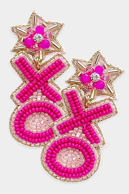 XOXO PINK Earrings