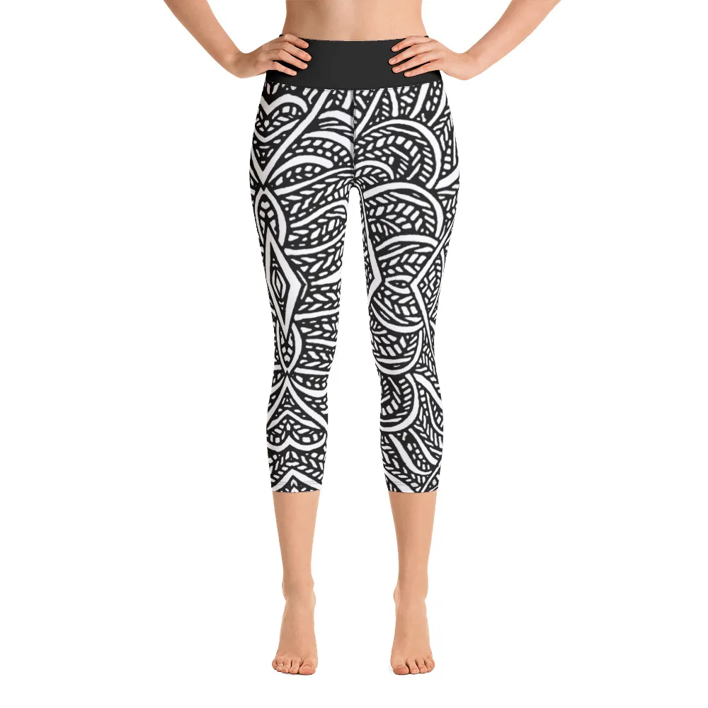 Yoga Capri Leggings – Water Eyes