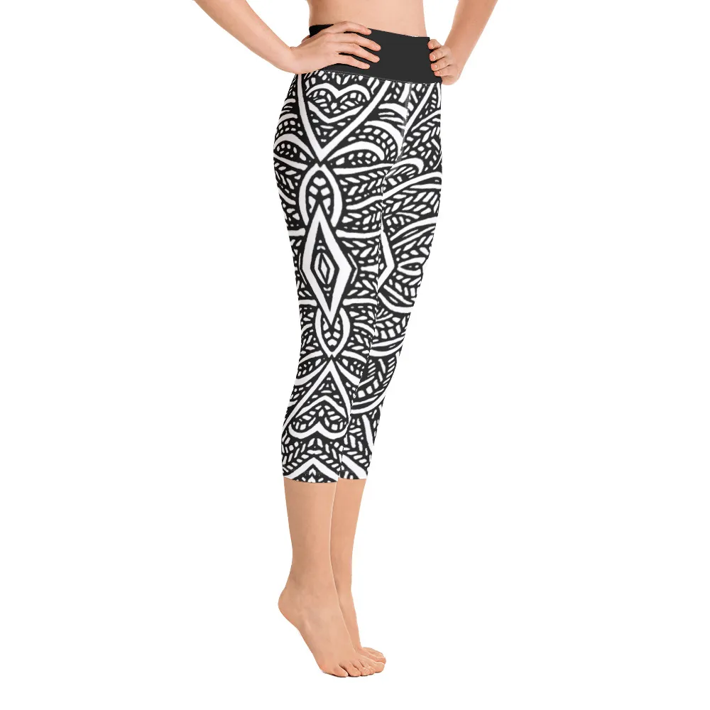 Yoga Capri Leggings – Water Eyes