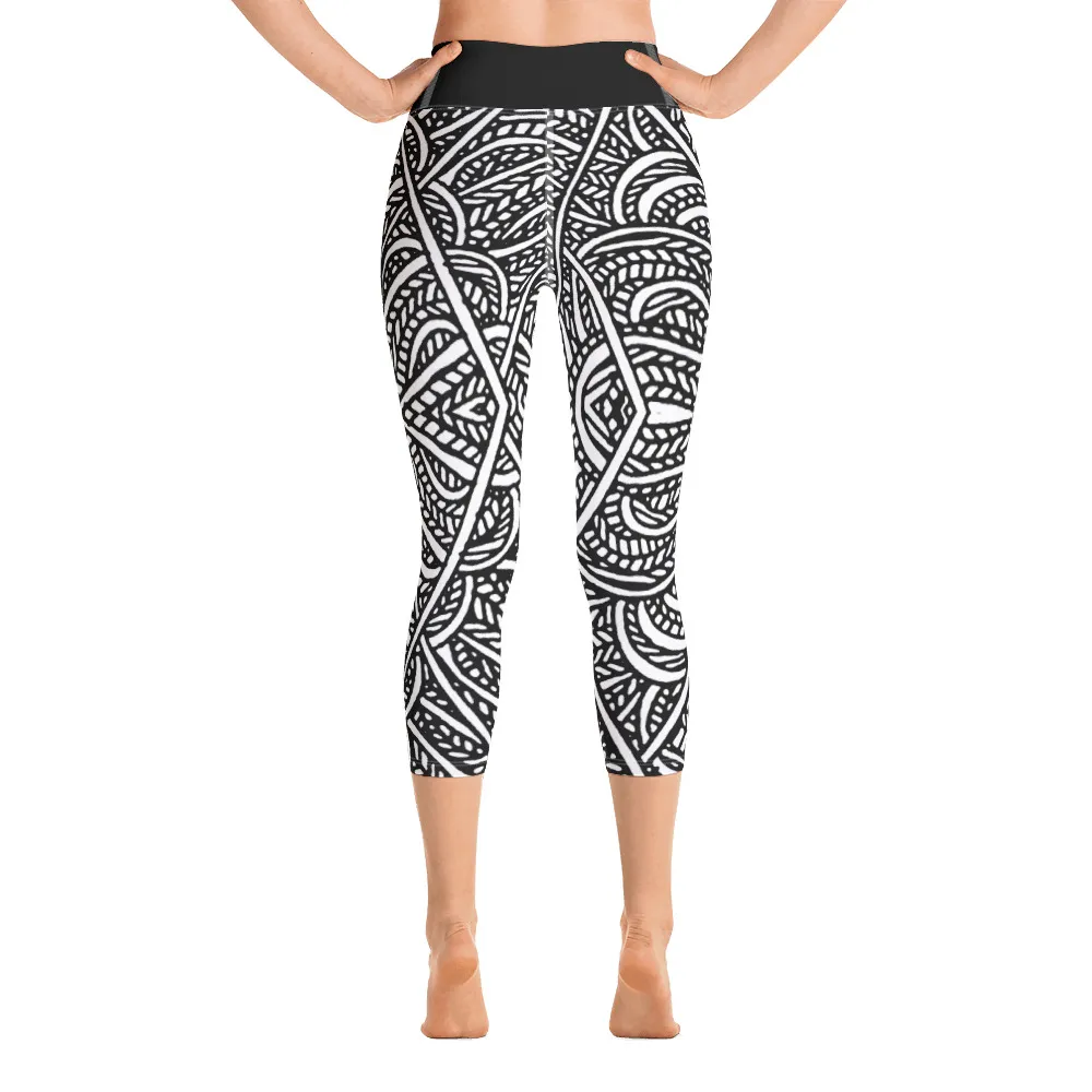 Yoga Capri Leggings – Water Eyes