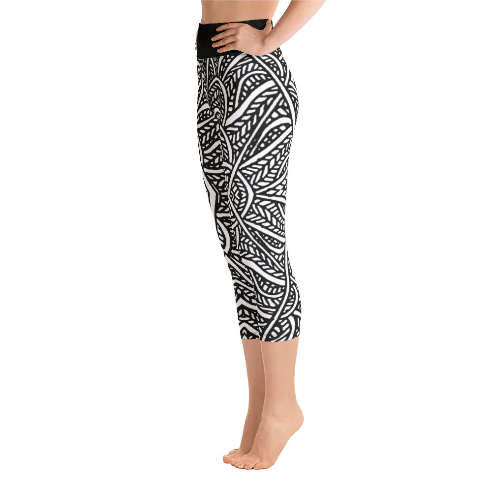 Yoga Capri Leggings – Water Eyes